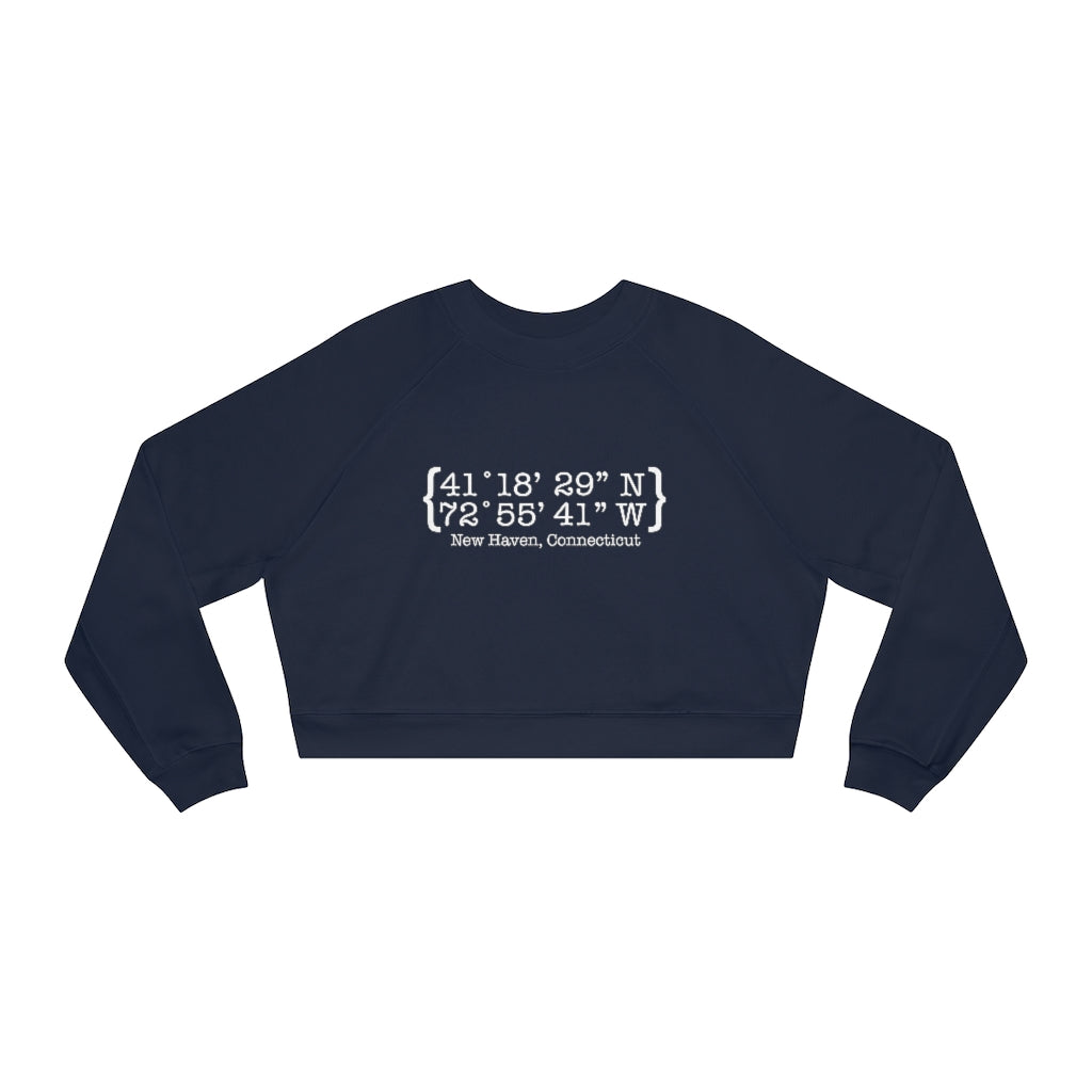 New Haven Coordinates Women's Cropped Fleece Pullover