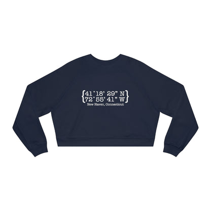 New Haven Coordinates Women's Cropped Fleece Pullover