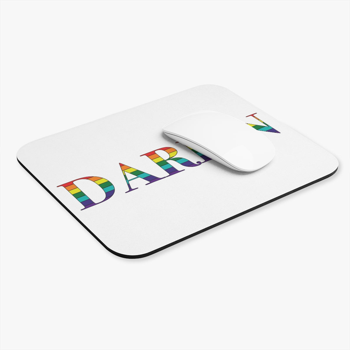 Darien Rainbow Mouse Pad (Rectangle)