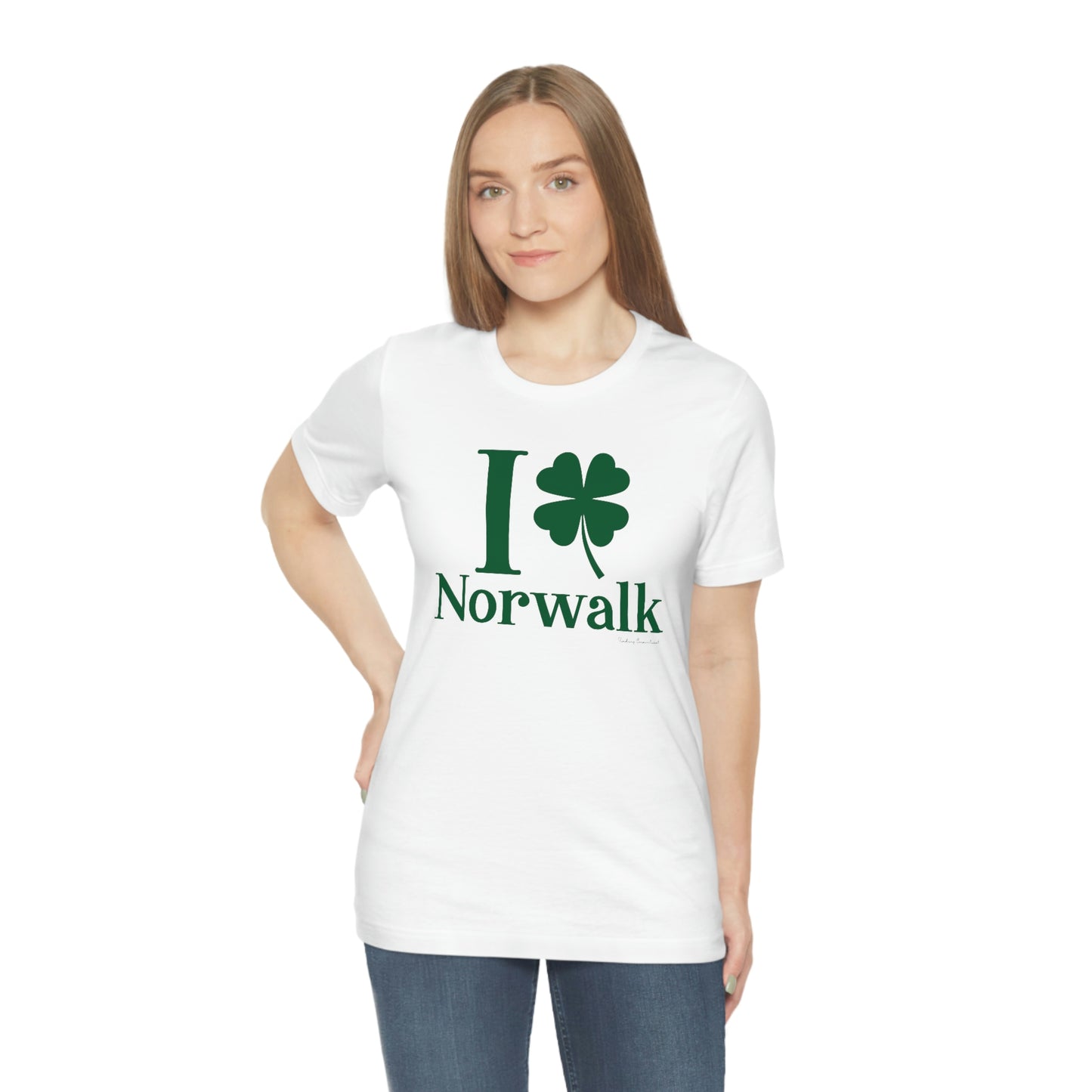 I Clover Norwalk (Green) Unisex Jersey Short Sleeve Tee