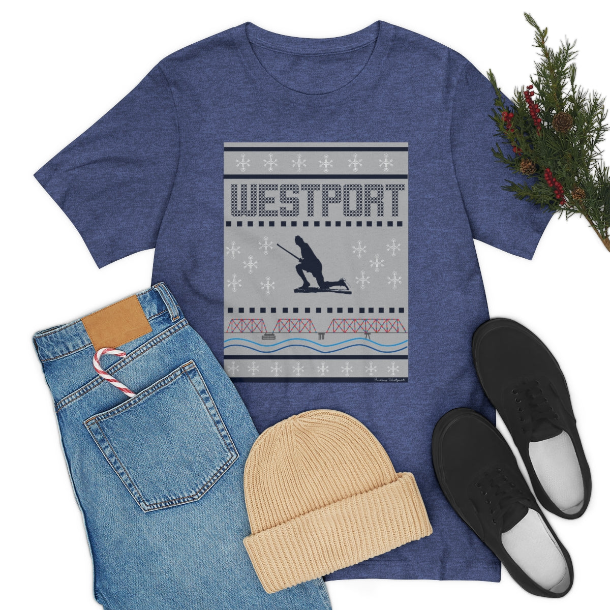 Westport Ugly Holiday Unisex Jersey Short Sleeve Tee