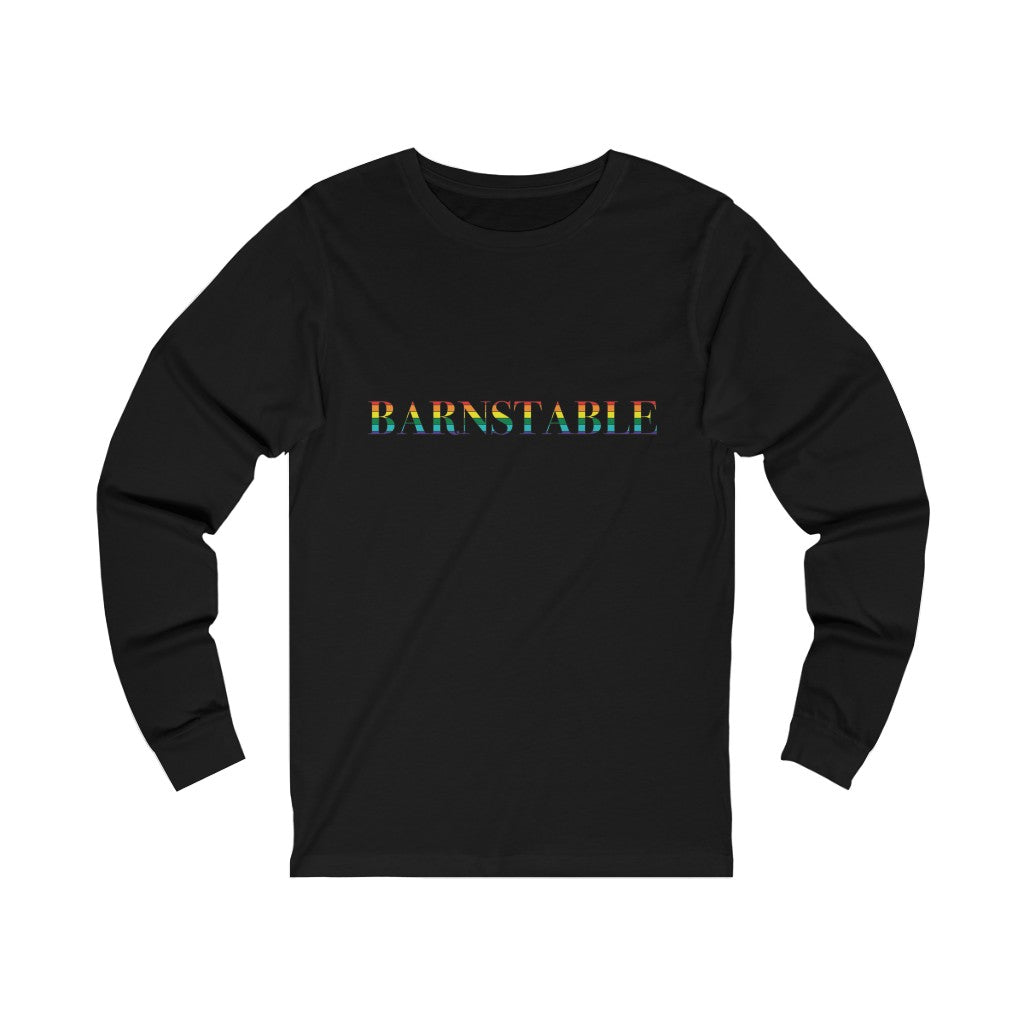 Barnstable Rainbow Unisex Jersey Long Sleeve Tee