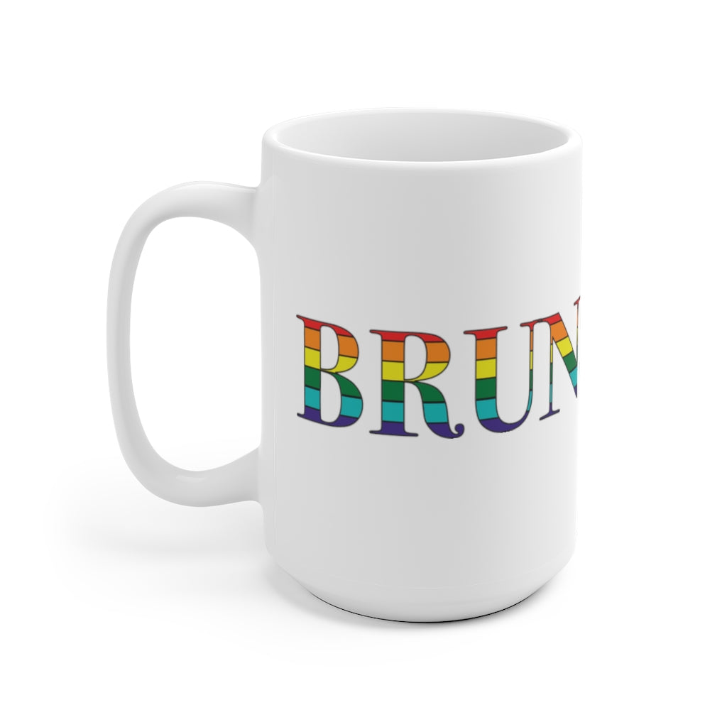 Brunswick Rainbow White Ceramic Mug