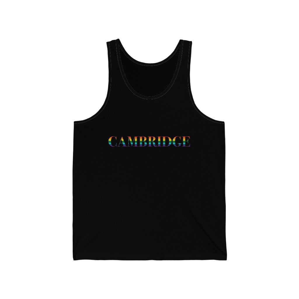 Cambridge Rainbow Unisex Jersey Tank