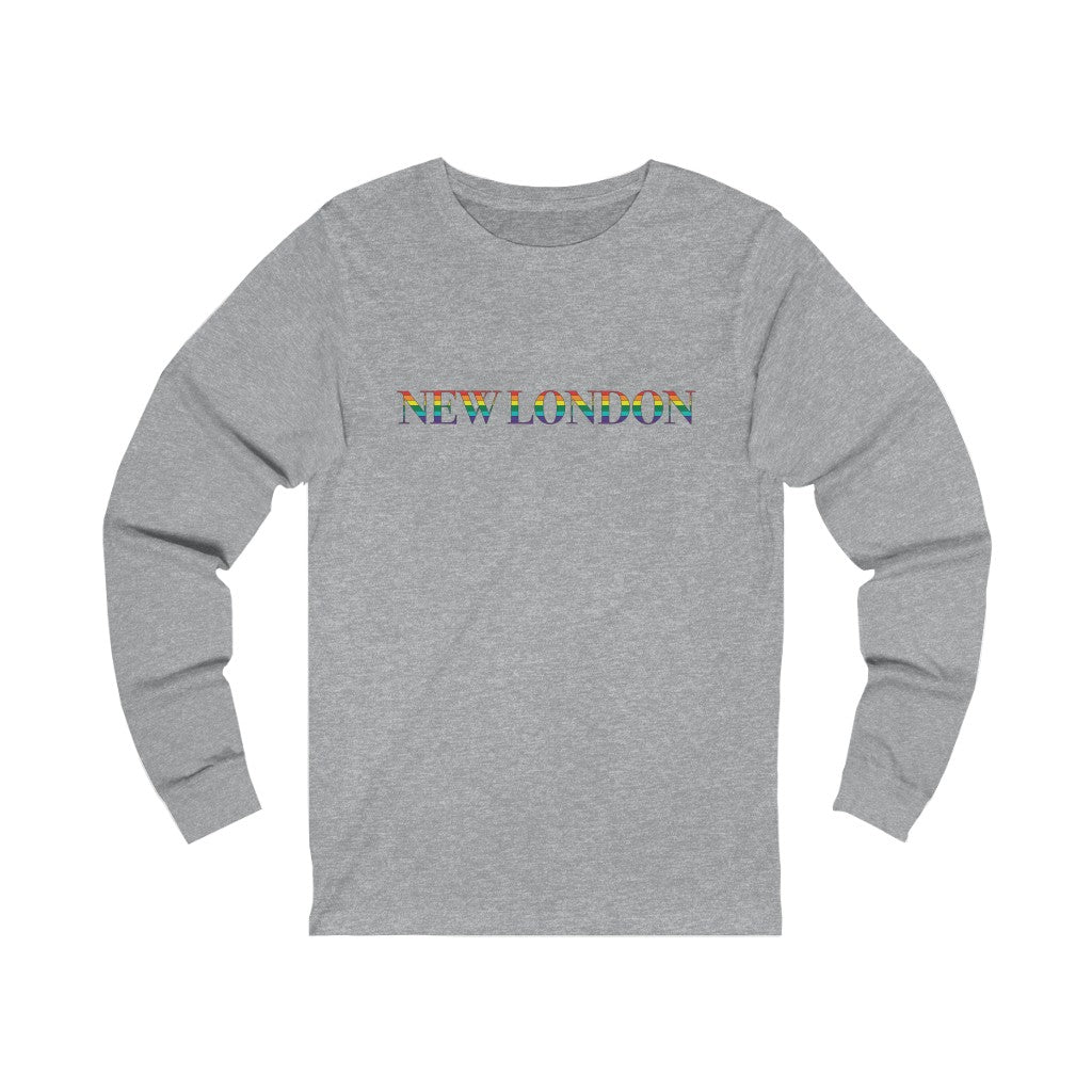 New London Rainbow Unisex Jersey Long Sleeve Tee