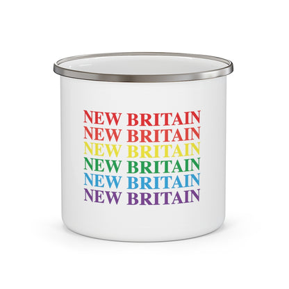 New Britain Pride Enamel Camping Mug