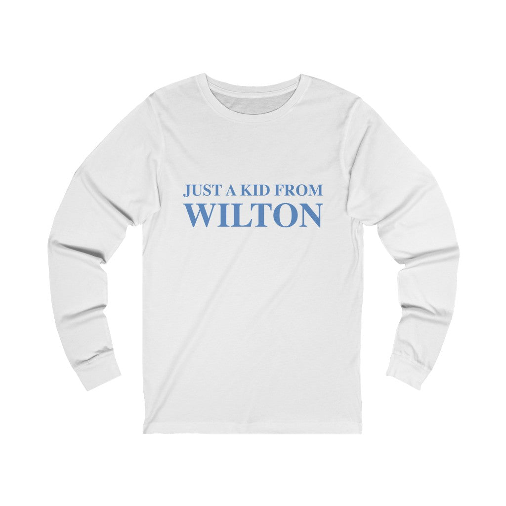 just a kid from wilton ct shirt