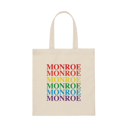 Monroe pride tote bag