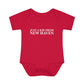 Just a kid from New Haven Infant Baby Rib Bodysuit