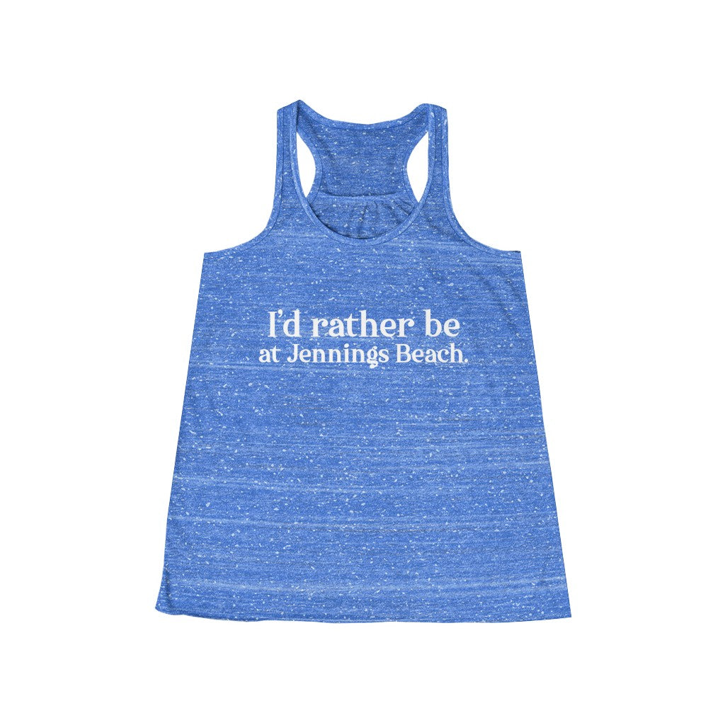 jennings beach fairfield ct / connecticut womens tank top shirt