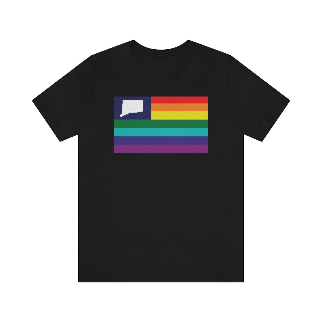 Connecticut Pride Flag Unisex Jersey Short Sleeve Tee