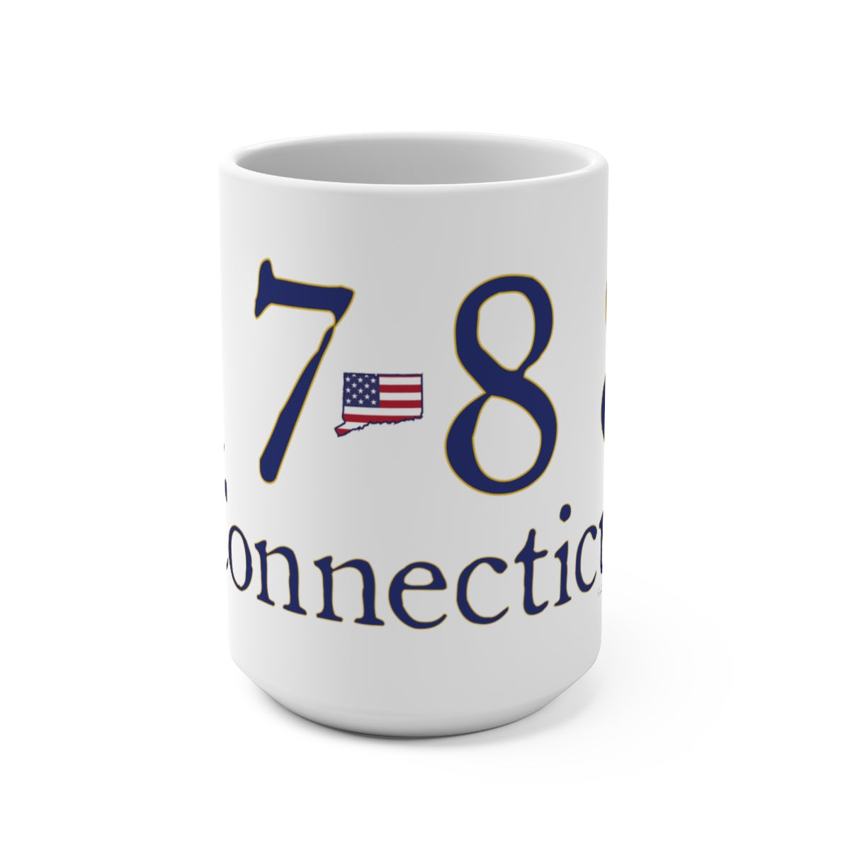 1788 Connecticut American Flag Mug 15oz