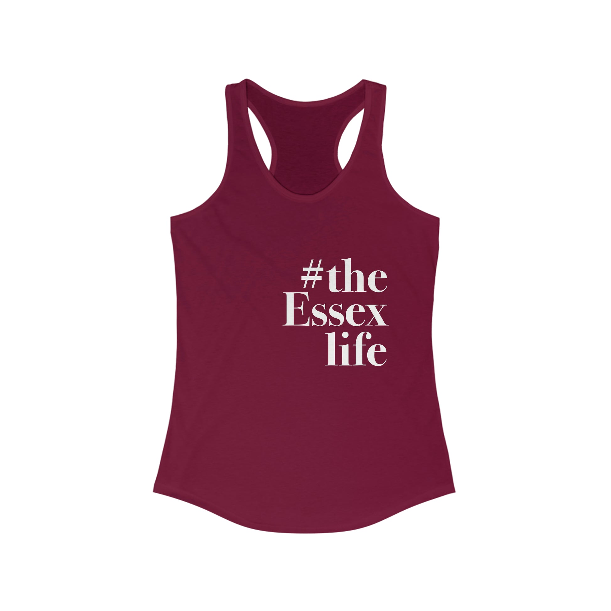 essex ct womens tank top, #theessexlife, essex connecticut gifts and apparel