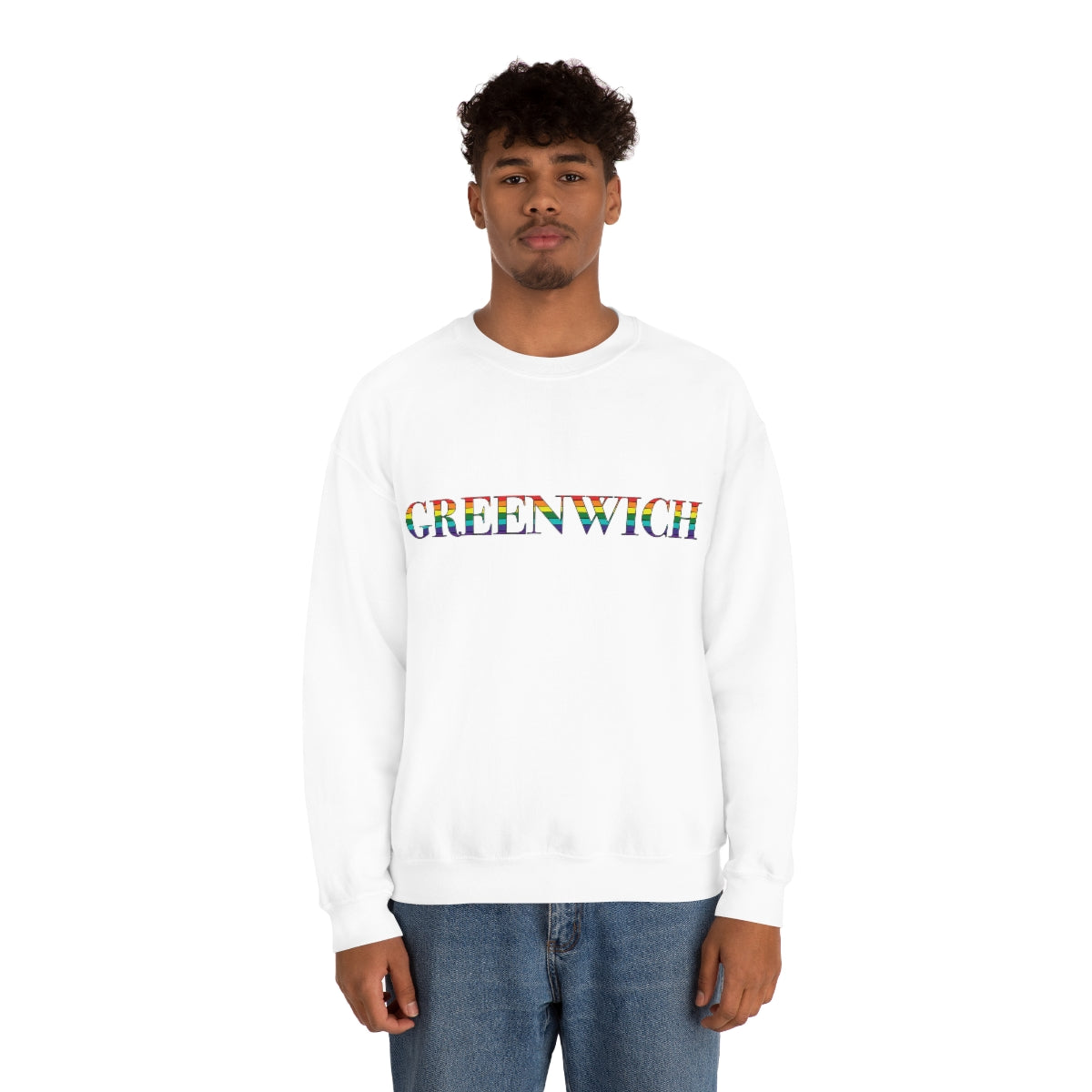 Greenwich Rainbow Unisex Heavy Blend™ Crewneck Sweatshirt