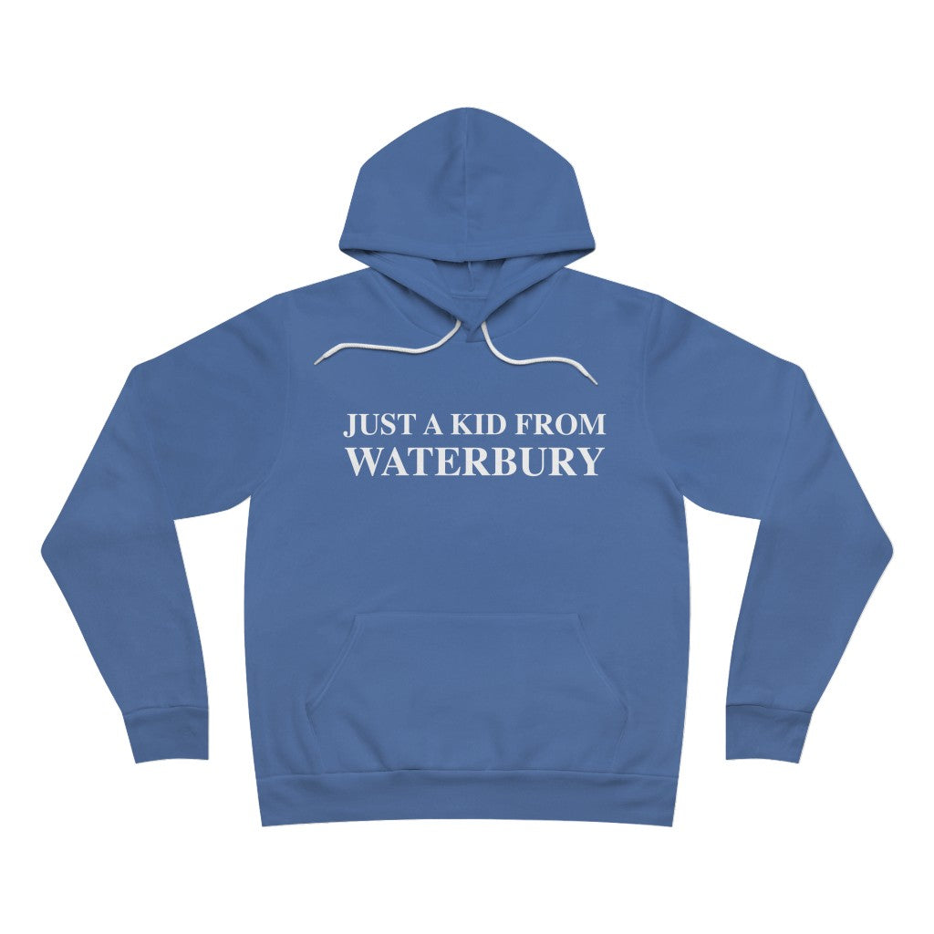 Just a kid from Waterbury Unisex Sponge Fleece Pullover Hoodie