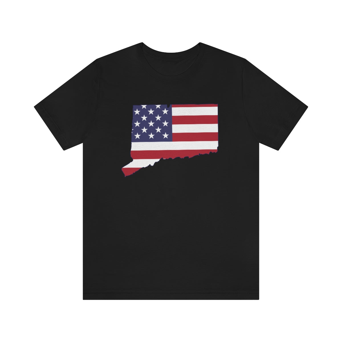 ct / connecticut american flag tee shirt 