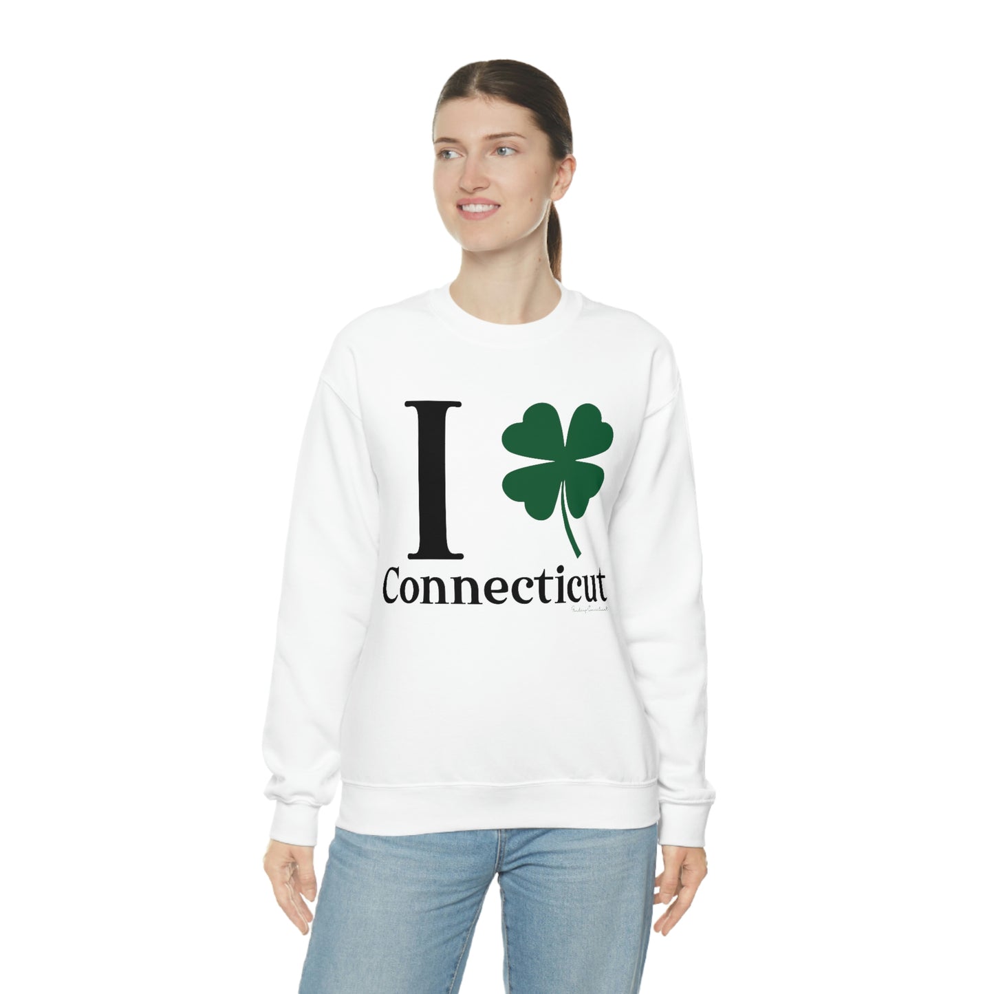 I Clover Connecticut Unisex Heavy Blend™ Crewneck Sweatshirt