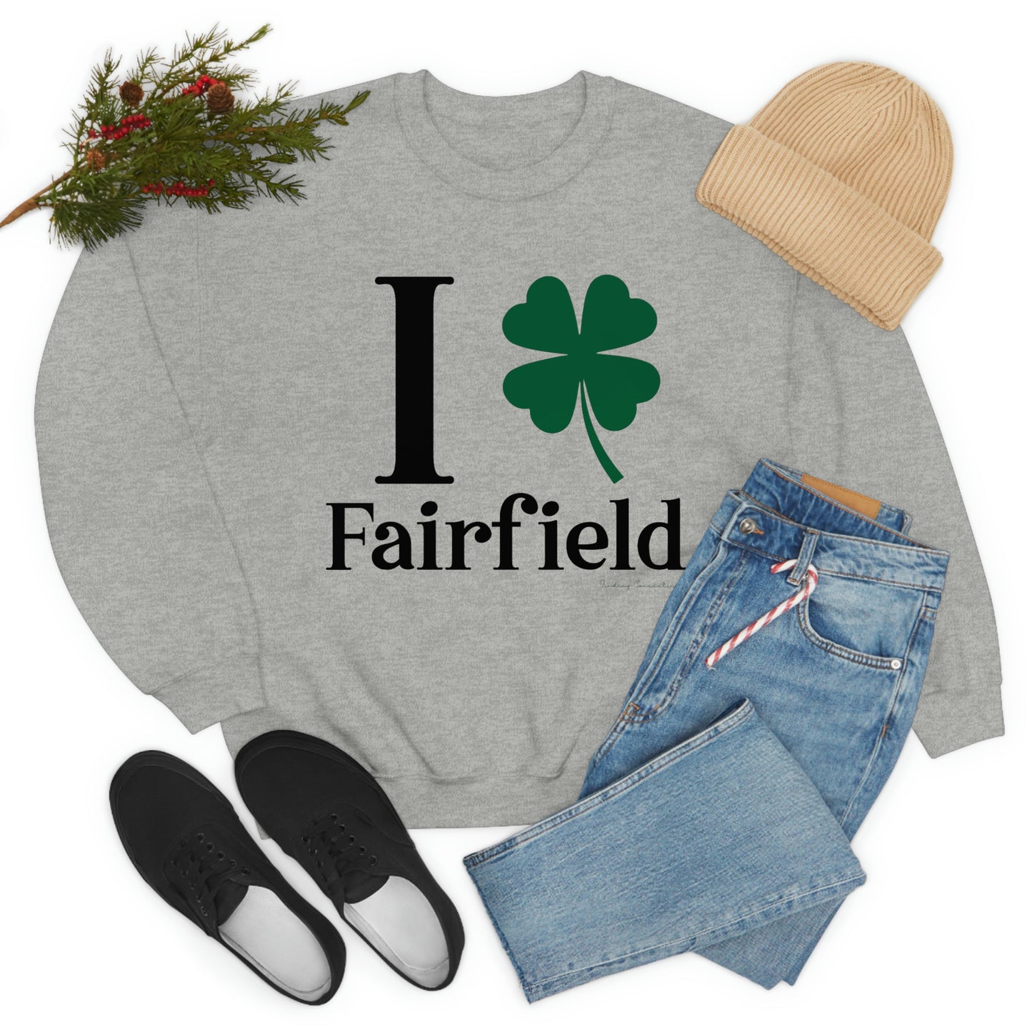 I Clover Fairfield Unisex Heavy Blend™ Crewneck Sweatshirt