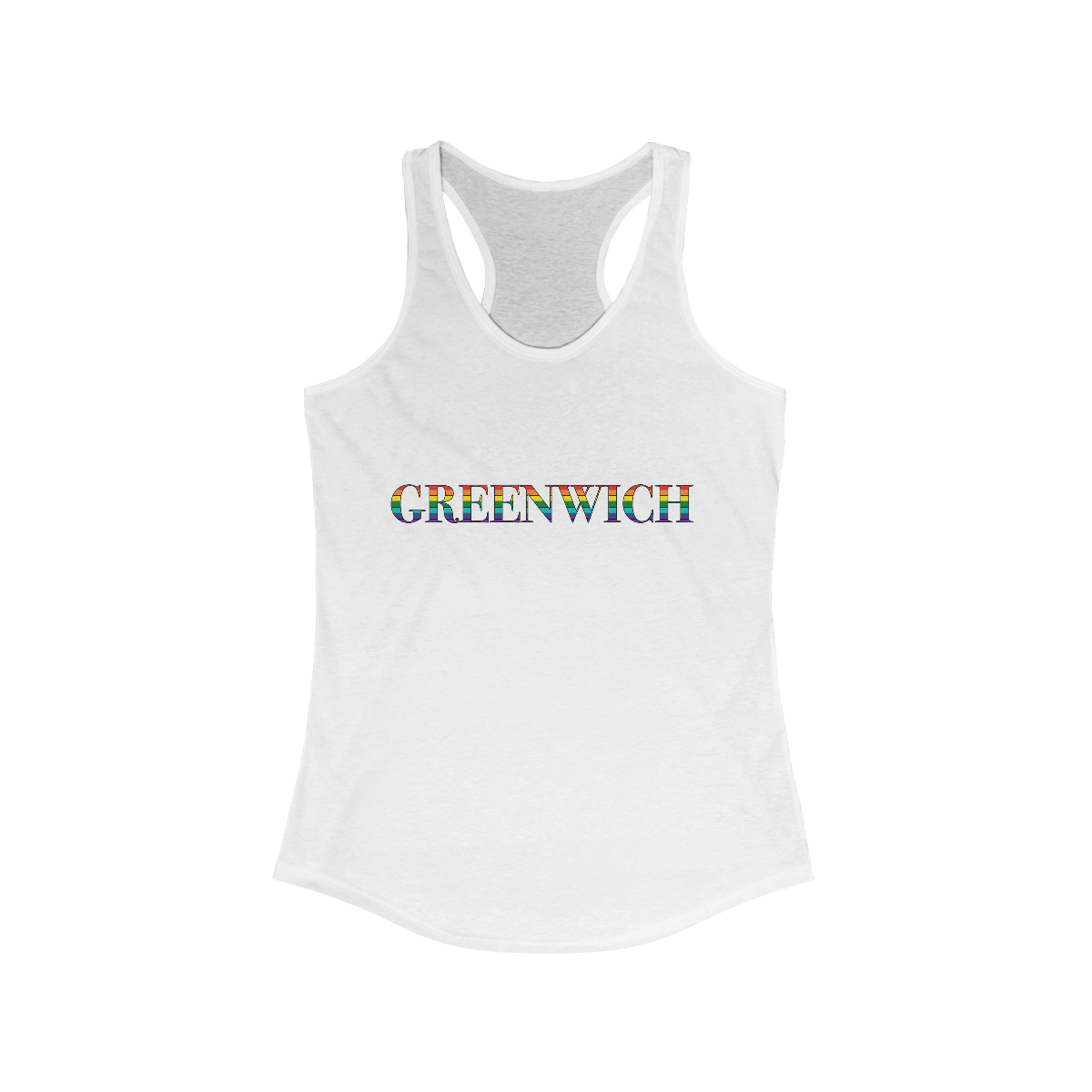 greenwich pride womens tank top 