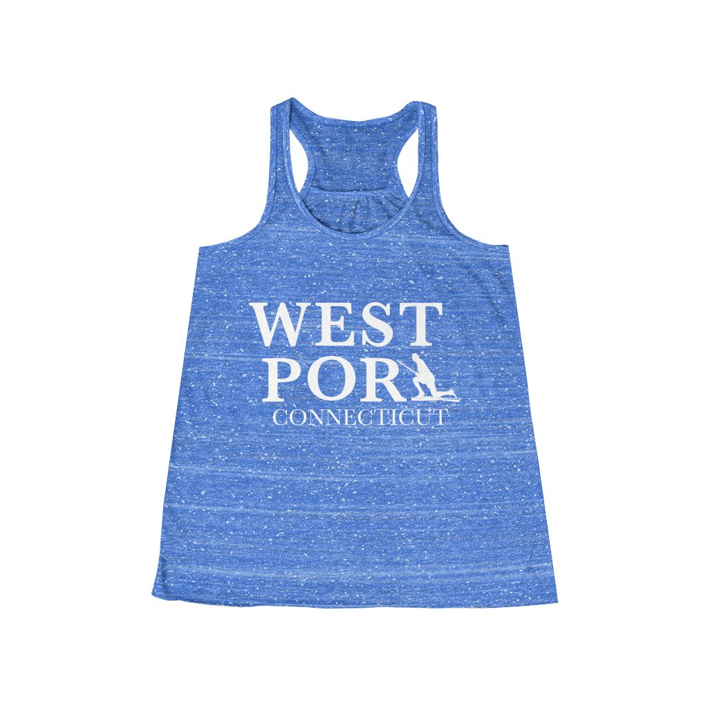 Westport Connecticut Women's Flowy Racerback Tank