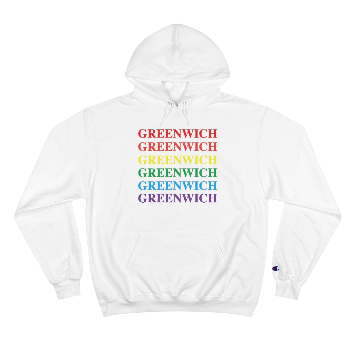 greenwich pride ct / connecticut hooded sweatshirt hoodie 