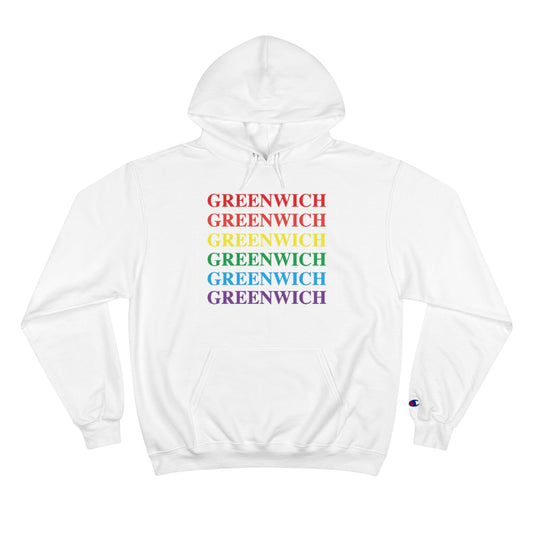 greenwich pride ct / connecticut hooded sweatshirt hoodie 