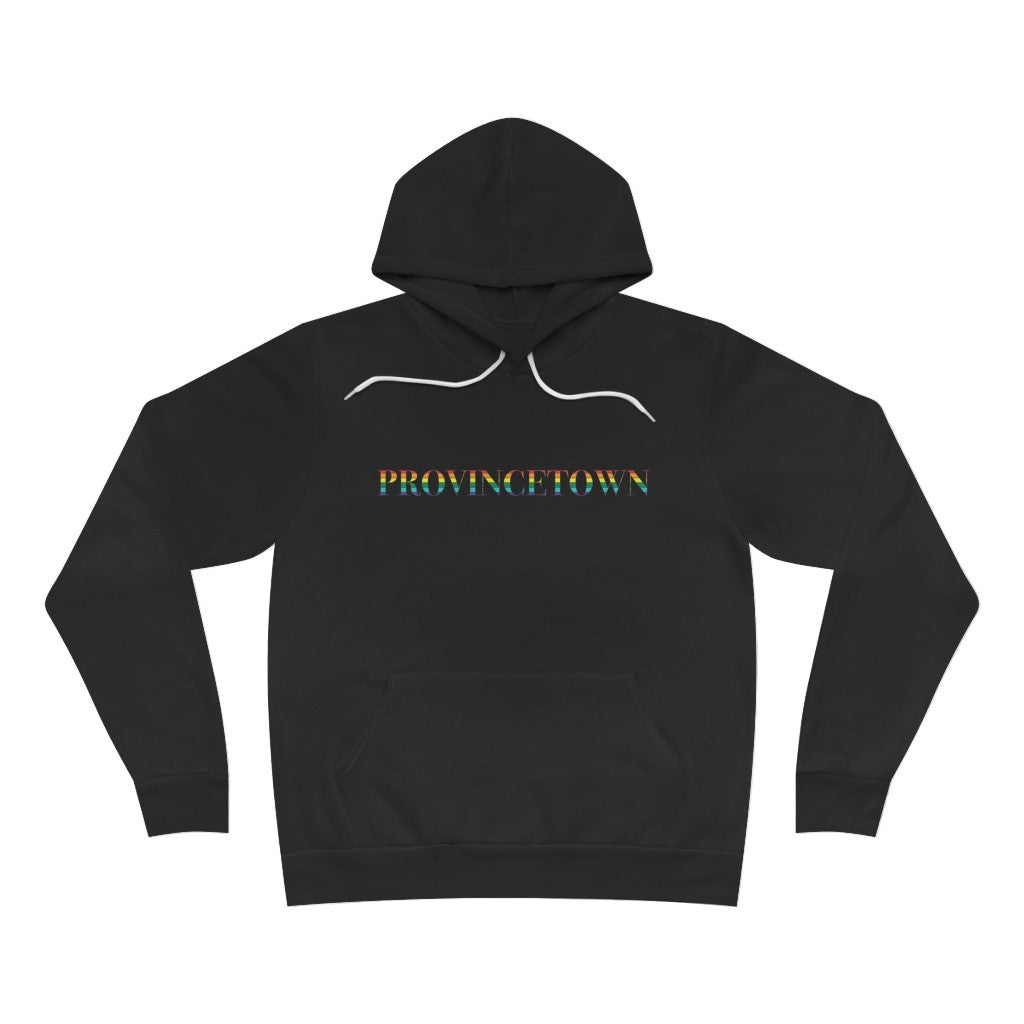 Provincetown Rainbow Unisex Sponge Fleece Pullover Hoodie