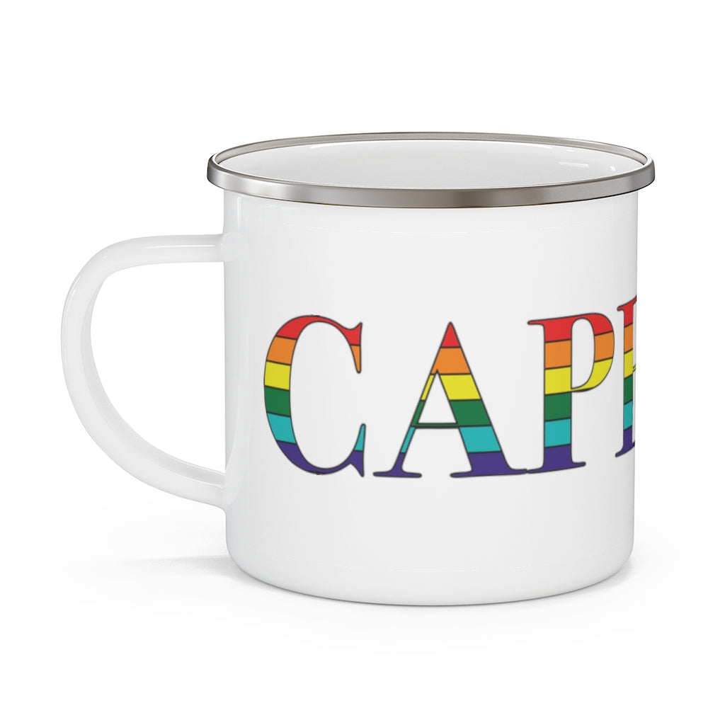 Cape Cod Rainbow Enamel Camping Mug