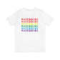 Waterbury Pride Unisex Jersey Short Sleeve Tee