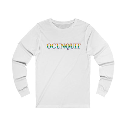 Ogunquit Rainbow Unisex Jersey Long Sleeve Tee