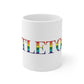 Littletown Rainbow White Ceramic Mug