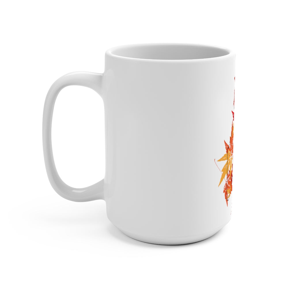 Maine Leaves Mug 15oz