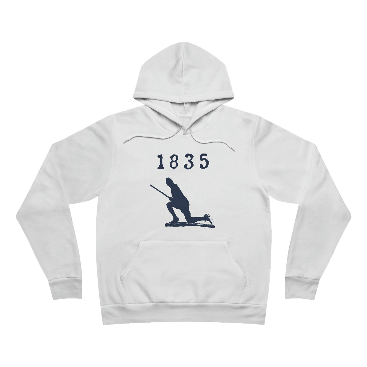 1835 Westport - Large Minuteman Unisex Sponge Fleece Pullover Hoodie