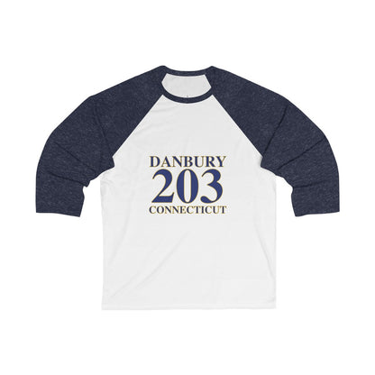 Danbury 203 connecticut baseball tee