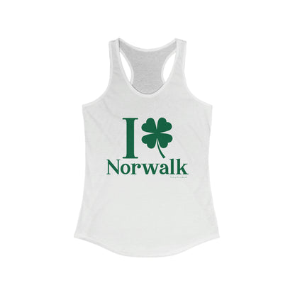 Norwalk Connecticut St. Patrick's Day shirt, I Clover Norwalk