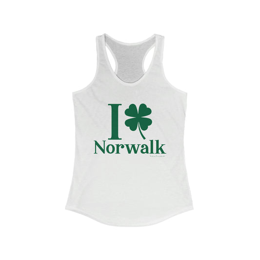 Norwalk Connecticut St. Patrick's Day shirt, I Clover Norwalk