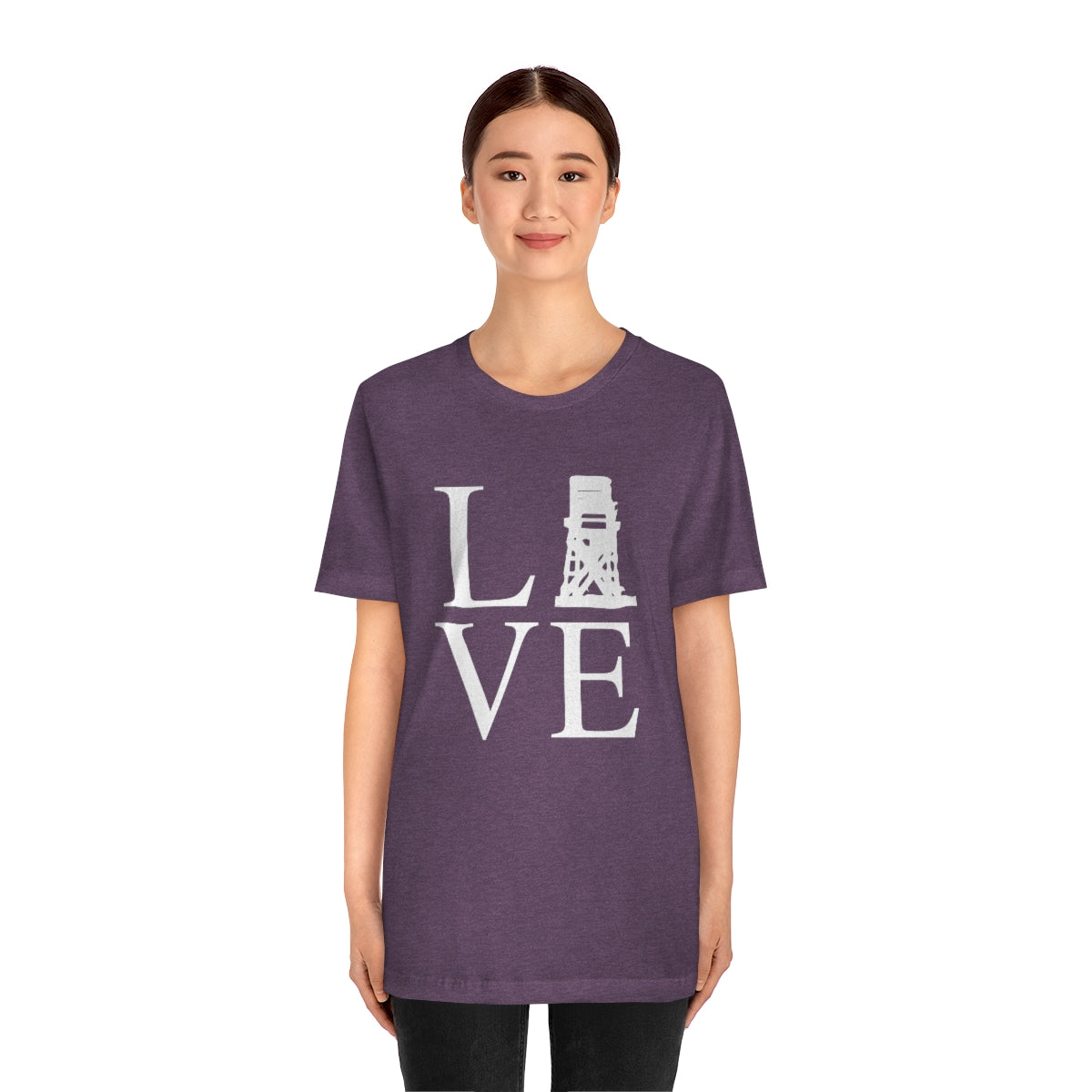 Fairfield Love (front) Unisex Jersey Short Sleeve Tee