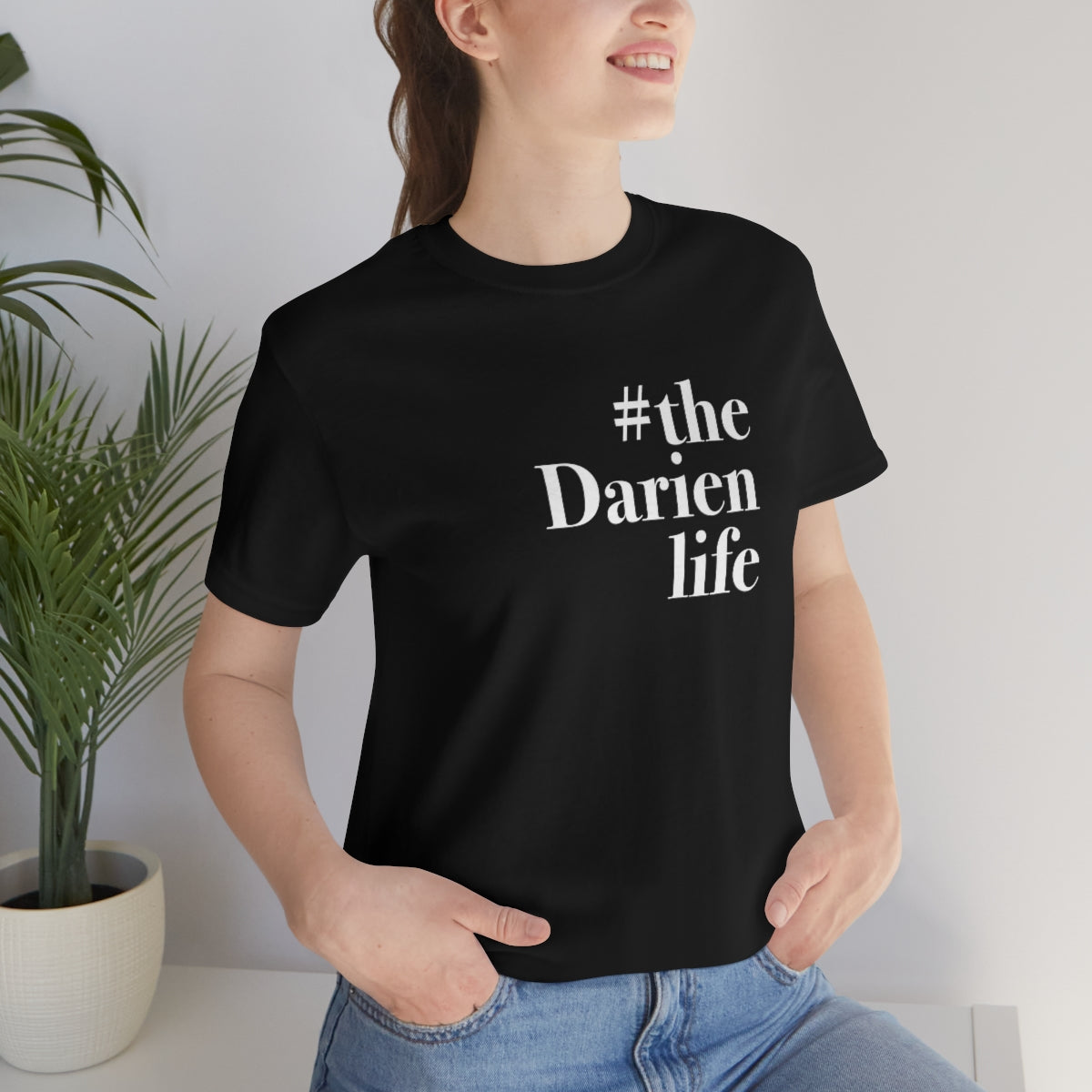 #thedarienlife darien connecticut unisex t shirt