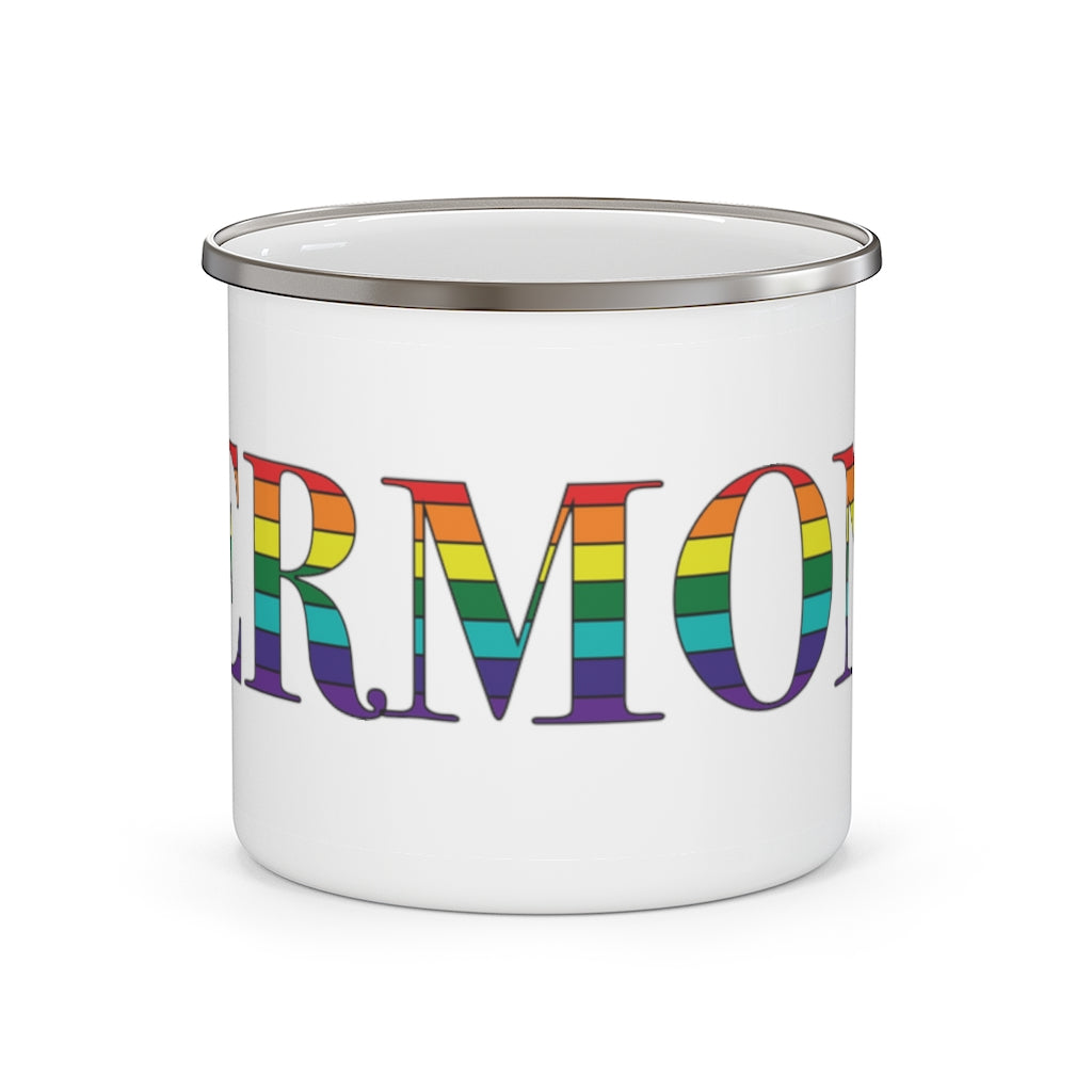 Vermont Rainbow Enamel Camping Mug