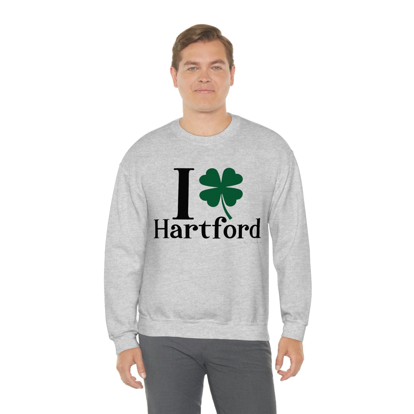 I Clover Hartford Unisex Heavy Blend™ Crewneck Sweatshirt