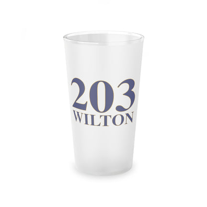 203 Wilton Frosted Pint Glass, 16oz