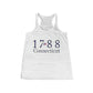 1788 Connecticut American Flag Women's Flowy Racerback Tank