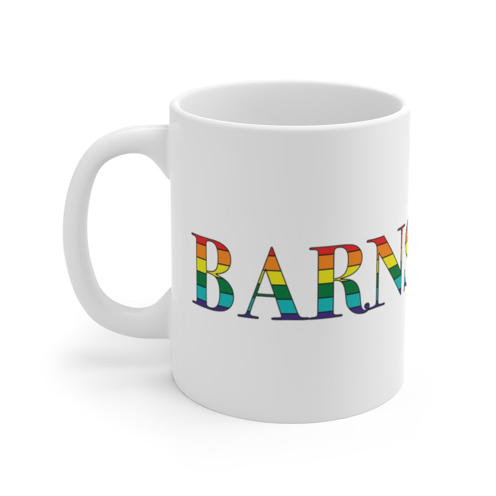 Barnstable Rainbow White Ceramic Mug