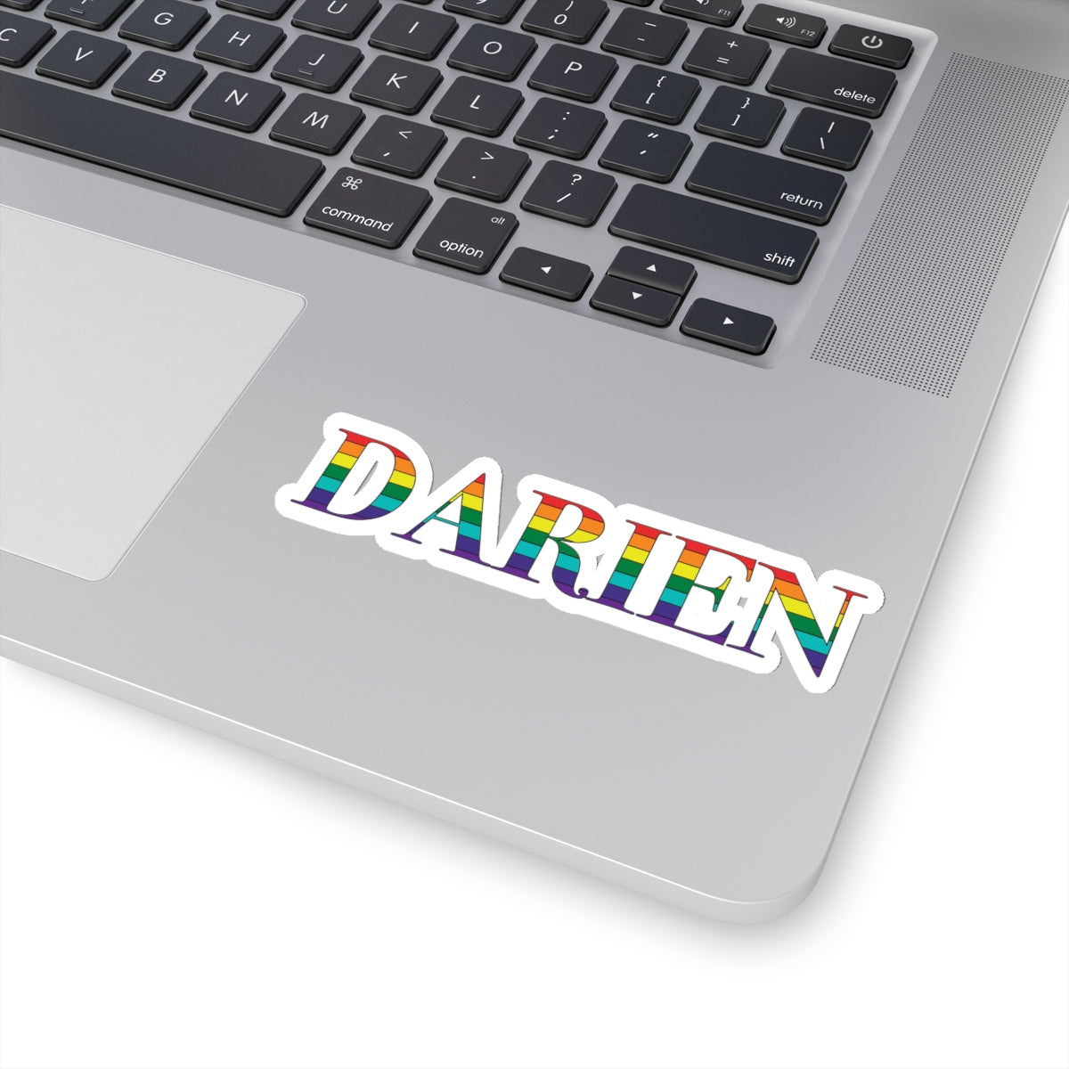 Darien Rainbow pride stickers