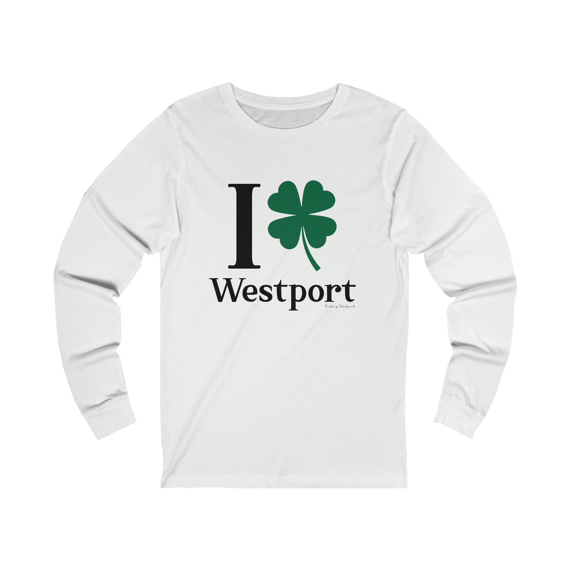 westport connecticut st patricks day shirt, i clover westport