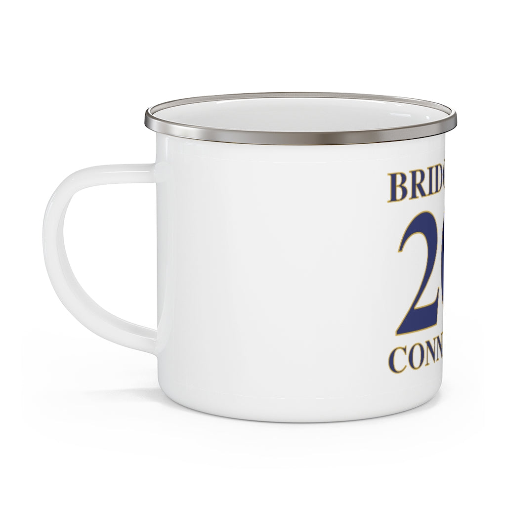 Bridgeport 203 Connecticut Enamel Camping Mug