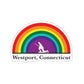 westport ct westport pride sticker