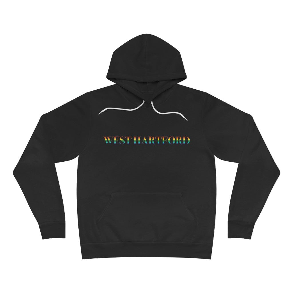 West Hartford Rainbow hoodie.  West Hartford Connecticut tee shirts, hoodies sweatshirts, mugs, other apparel, home gifts, and souvenirs.  10% of the Proceeds of this collection will be donated to a Connecticut LGBTQ organization. Free USA shipping. 