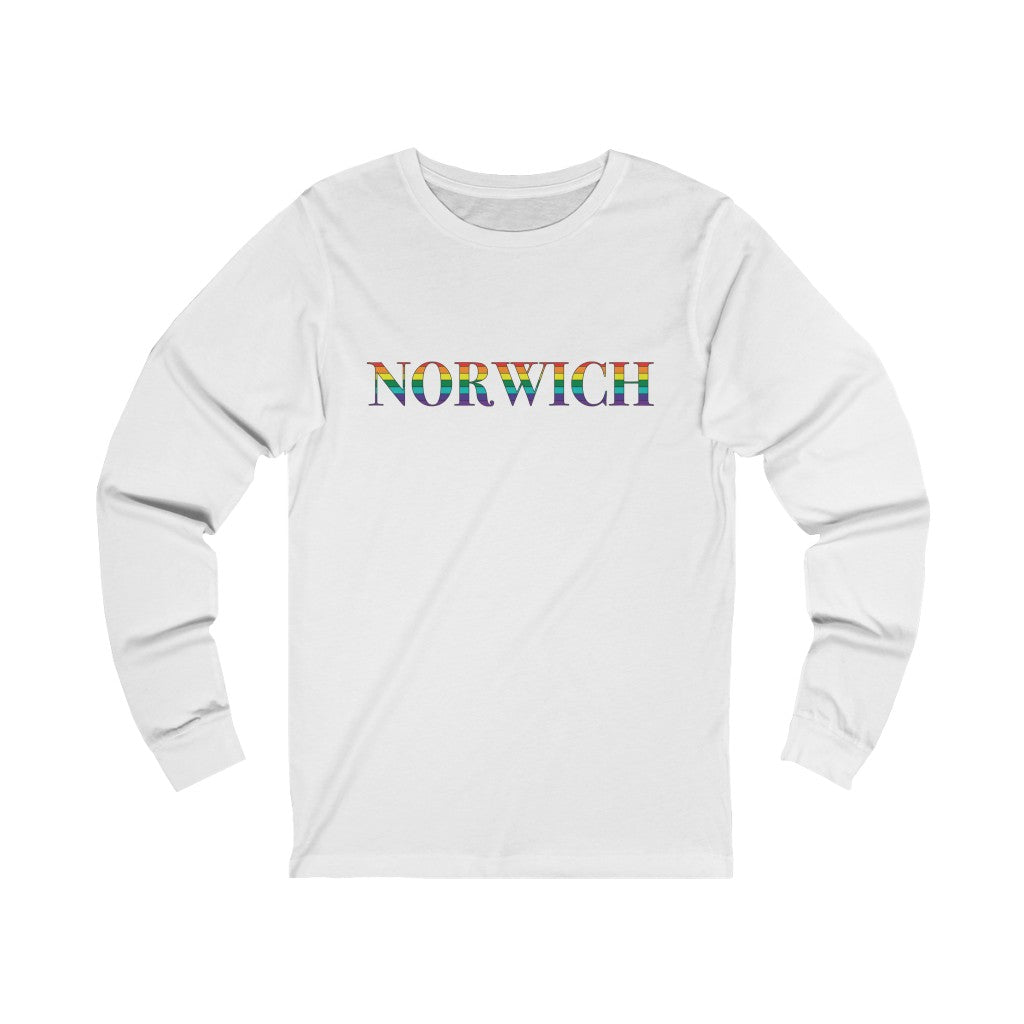 Norwich Rainbow Unisex Jersey Long Sleeve Tee