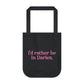 I'd rather be in darien connecticut tote bag